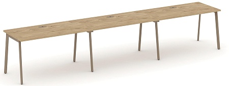 Рабочая станция на 3 места с лючком ES.RS-3.3-LP