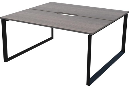 Бенч двойной на 2 рабочих места на металлокаркасе НТМП.О.Б2-120