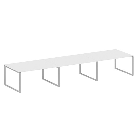 Переговорный стол (3 столешницы) на О-образном м/к БО.ПРГ-3.4