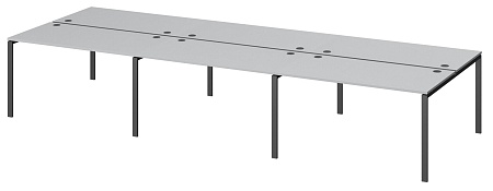 Бенч двойной на 6 рабочих мест АМБ-004-6