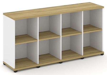 Стеллаж четыре узкие секции, 2 ниши CN.STU-240