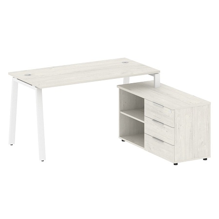 Рабочая станция на А-образном м/к с опорной тумбой правая БА.РС-СТС-2.3 Пр