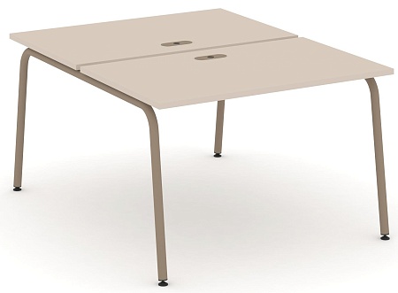 Рабочая станция на 2 места с лючком ES.D.RS-2.2-LK