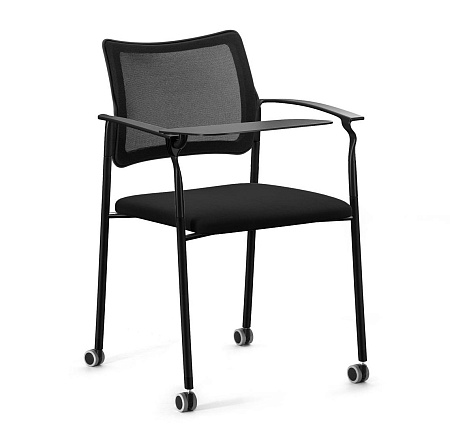 Кресло стол, ч.база Pinko Mesh cast black Kiton 08 Arms+WT