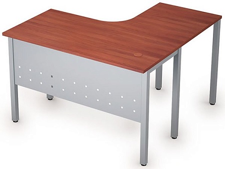 Стол на металлических опорах, экран металл 2МК.128L