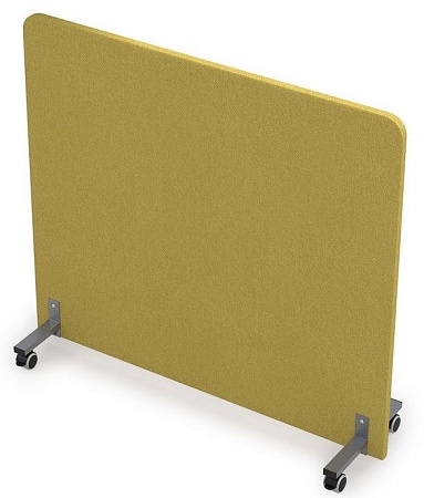 Акустическая мобильная перегородка на стационарных...