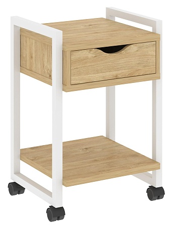 Тумба на колесных опорах с ящиком и полкой VR.L-T1.K