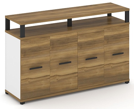 Распашной шкаф опорный/приставной с верхним горизонтом CN.SOPR-006 B/W