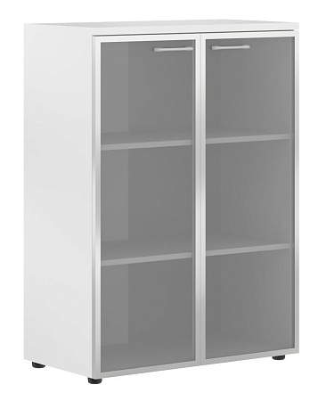 Шкаф со стеклянными дверьми в алюминевой рамке с топом XMC 85.7