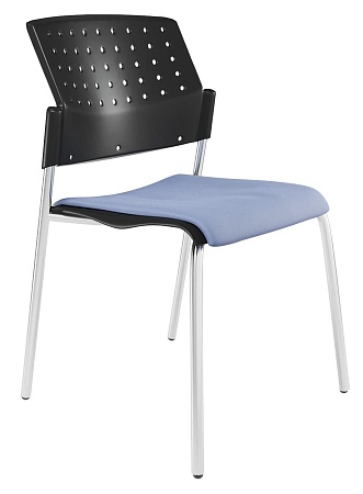 MOVIE Стул, каркас Хром, Пластик Черный ЦБ-00011492