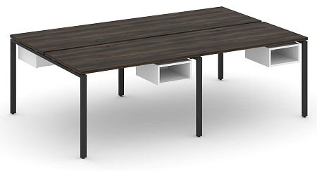 Рабочая станция двухсторонняя с подвесными тумбами на 4 места CN.DRS-122