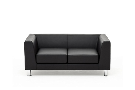 Диван 2м иск.кожа металл EVA 2 Dollaro 501 black