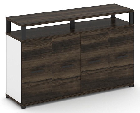 Распашной шкаф опорный/приставной с верхним горизонтом CN.SOPR-006 B/W