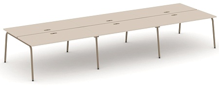 Рабочая станция на 6 мест с лючком ES.D.RS-6.4-LK