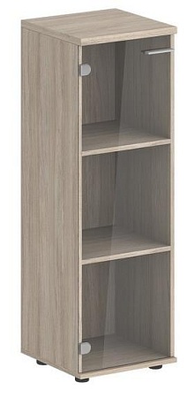 Шкаф средний, 1 дв., со стеклом з.ст ЛДСП SG.814
