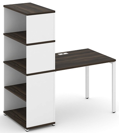 Стол рабочий с опорным стеллажом с надставкой высокой CN.SP-213