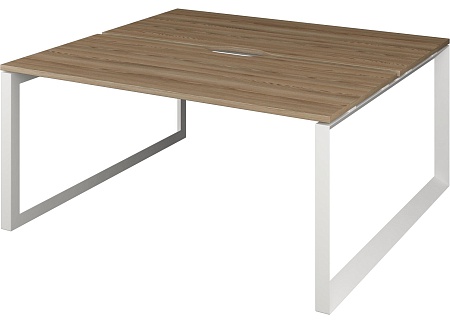 Бенч двойной на 2 рабочих места на металлокаркасе НТМП.О.Б2-120