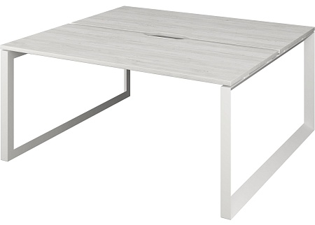 Бенч двойной на 2 рабочих места на металлокаркасе НТМП.О.Б2-120