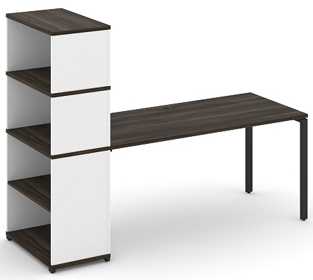 Стол рабочий с опорным стеллажом с надставкой высокой CN.SP-216