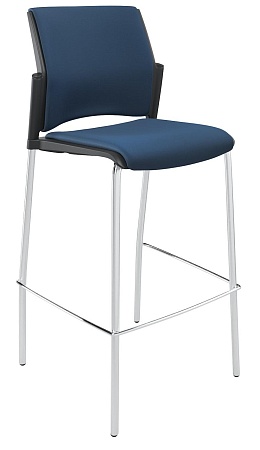 RESTART барный, каркас Хром, Пластик Черный ЦБ-00014023