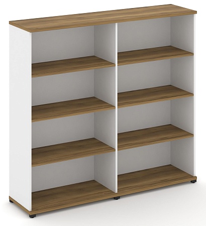 Стеллаж две широкие секции, 4 ниши CN.STS-420 B/W