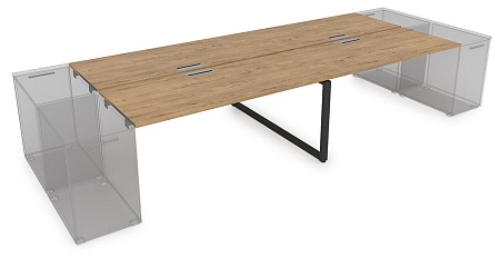 Стол системы Бенч, сдвоенный, на 4 рабочих места  СТБД-О.984