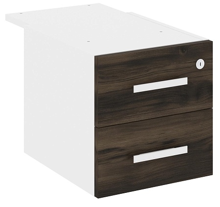 Тумба с двумя ящиками CN.PT-004 B/W