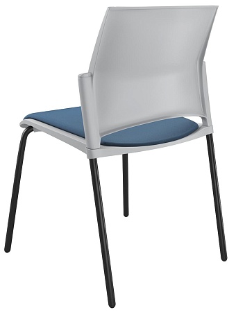 RESTART Стул, каркас Черный, Пластик Серый ЦБ-00011273