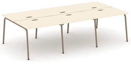 Рабочая станция на 6 мест с лючком ES.D.RS-6.1-LK