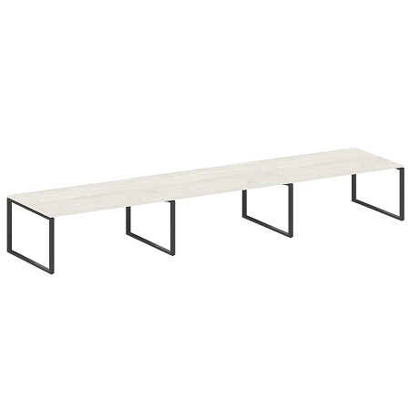 Переговорный стол (3 столешницы) на О-образном м/к БО.ПРГ-3.5