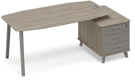 Стол на опорной тумбе малой (тип 2) ТМ М1 113 МП