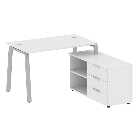 Рабочая станция на А-образном м/к с опорной тумбой правая БА.РС-СТС-2.2 Пр