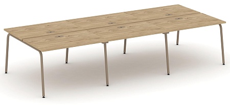 Рабочая станция на 6 мест с лючком ES.D.RS-6.2-LK