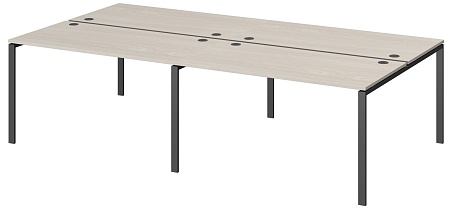 Бенч двойной на 4 рабочих места АМБ-005-4