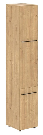 Шкаф колонка с глухой средней и малой дверью LHC 40.3