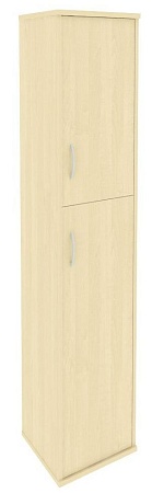 Шкаф высокий узкий правый (1 средняя дверь ЛДСП, 1 низкая дверь ЛДСП) А.СУ-1.8 (R)