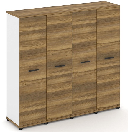 Шкаф четыре узкие секции, 4 ниши (4 фасада ЛДСП, 4 ниши) CN.STU-446 B/W