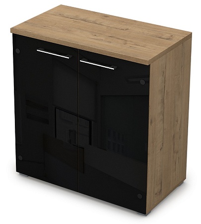 Шкаф низкий со стеклом 9НШ.023.4