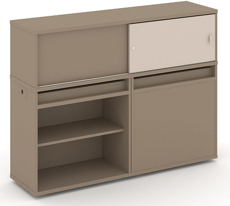 Набор №13. Тумба двойная + низкая надставка ES.NB.2N-13