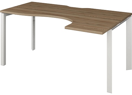 Стол эргономичный правый на металлокаркасе НТМП.П-040.ПР