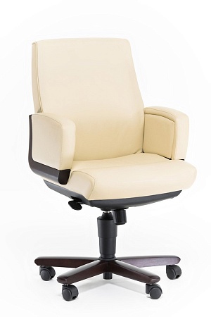 DICO/B Кресло венге выд.кожа ВЕНГЕ/БЕЖ DCS3468W P P13
