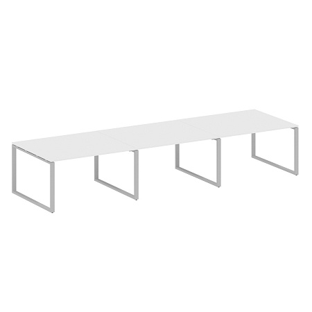 Переговорный стол (3 столешницы) на О-образном м/к БО.ПРГ-3.3