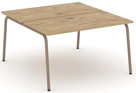 Рабочая станция на 2 места с лючком ES.D.RS-2.3-LK