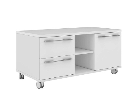 Тумба  мобильная с 2 ящиками и правой дверью EMP222DX.HGW