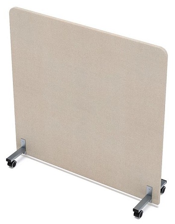 Акустическая мобильная перегородка на стационарных...