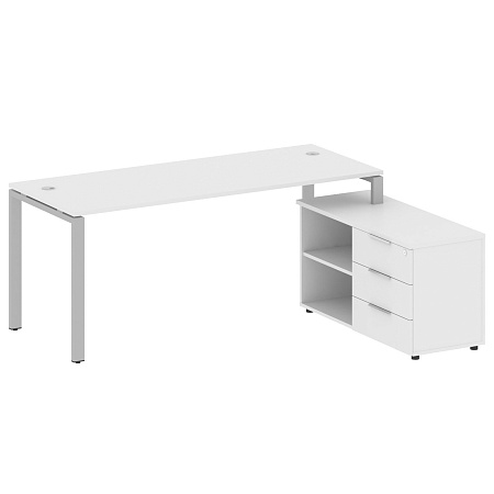 Рабочая станция с опорной тумбой правая  БП.РС-СТС -2.5 Пр