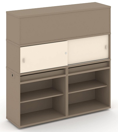 Набор №3. Тумба двойная + высокая надставка ES.NB.2V-3