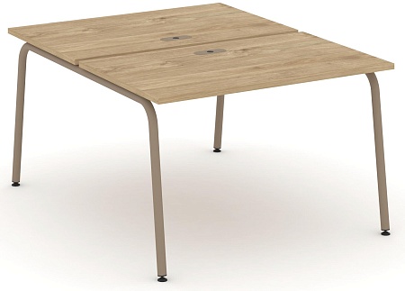 Рабочая станция на 2 места с лючком ES.D.RS-2.2-LK