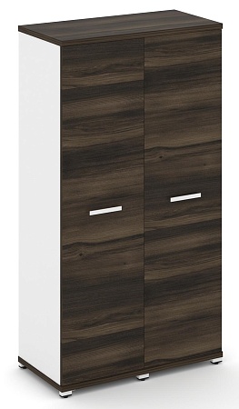 Шкаф две узкие секции, 4 ниши (2 фасада ЛДСП, 4 ниши) CN.STU-426 B/W