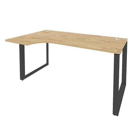 Стол эргономичный левый на О-образном м/к O.MO-SA-1L